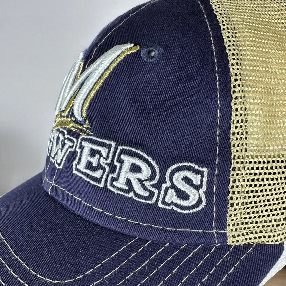4/$20 Milwaukee Brewers Hat New Era Snapback MLB Baseball Cap Hat 9Twenty Youth